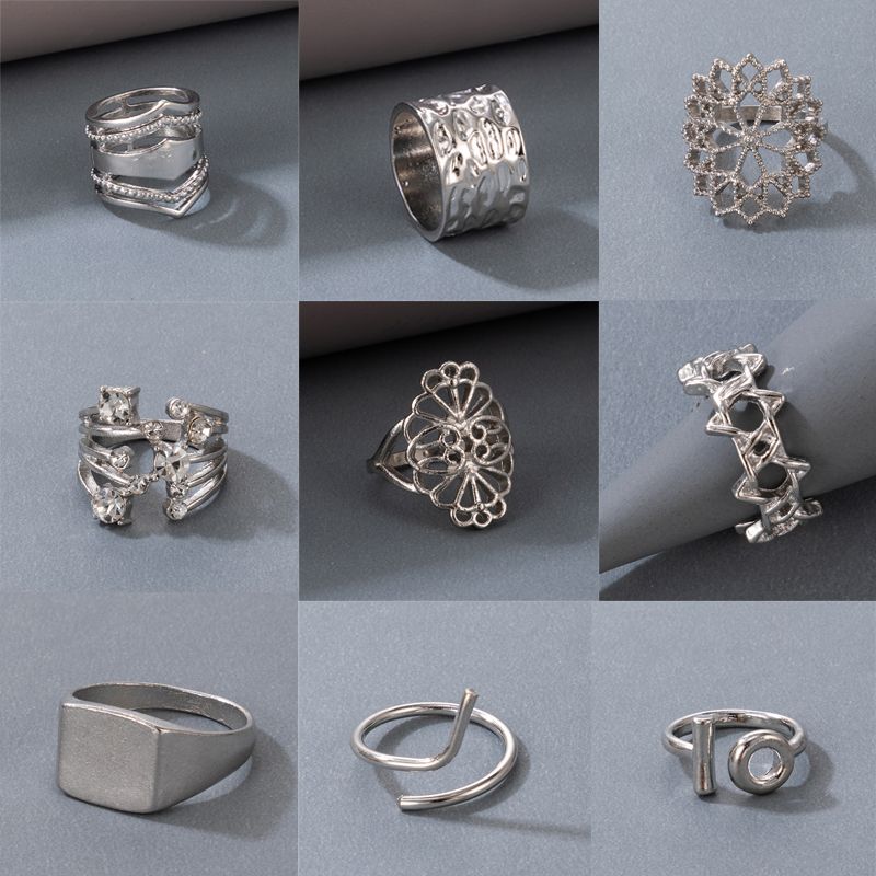 Simple Style Geometric Alloy Women's Rings 1 Piece