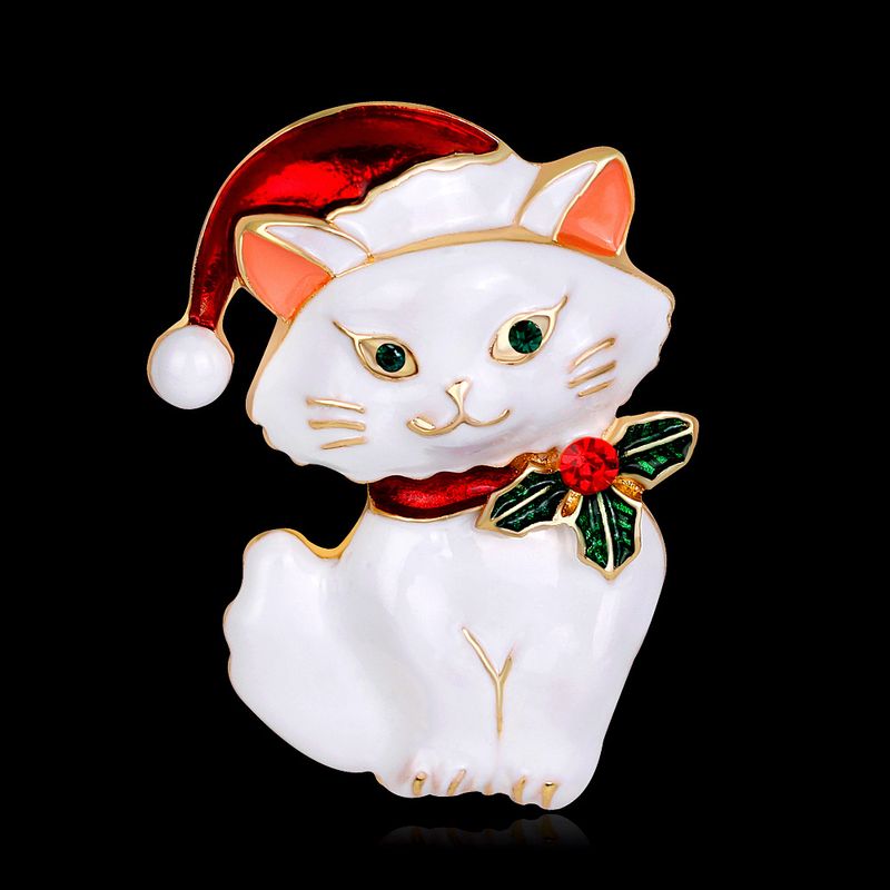 Fashion Cat Alloy Enamel Women's Brooches