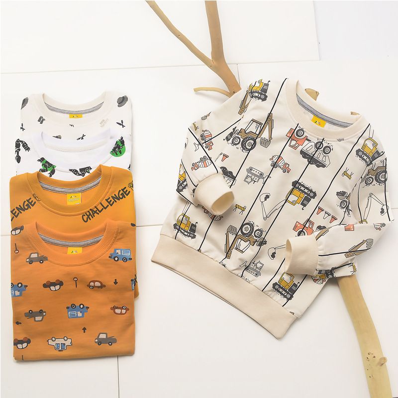 Mignon Animal Dessin Animé Coton T-chemises & Chemises
