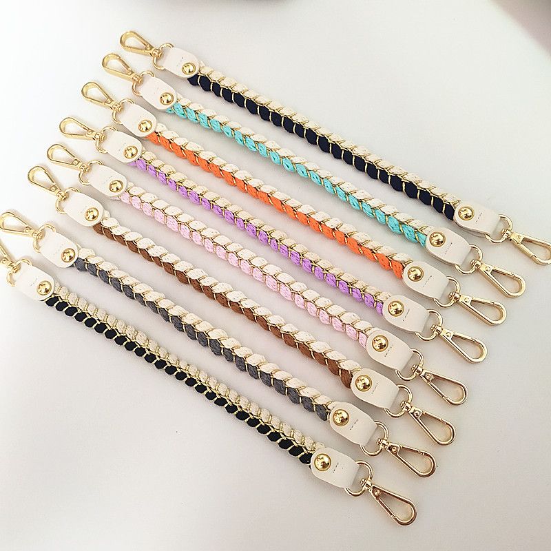 New Fashion Color String Narrow Shoulder Strap Handbag Strap Purse Accessories With Replacement Small Bag Foreign Trade Spaghetti Strap