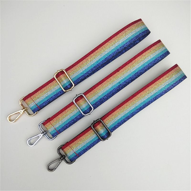 All Seasons Polyester Rainbow Sling Strap Bag Accessories