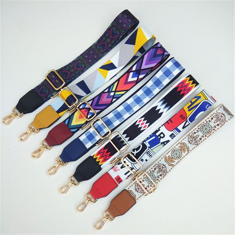 All Seasons Polyester Stripe Sling Strap Bag Accessories