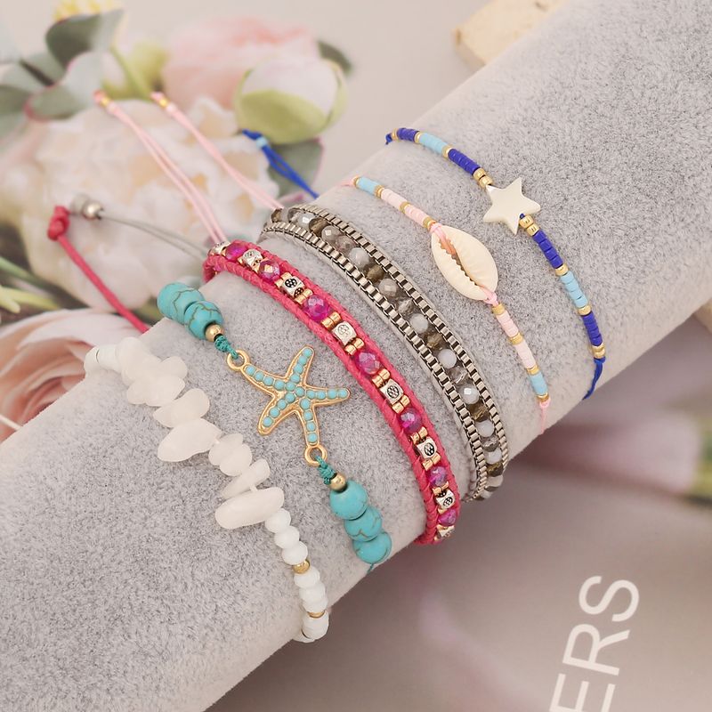 Pulseras Retro De Aleación De Pentagrama Con Incrustaciones De Cristal Para Mujer 1 Pieza