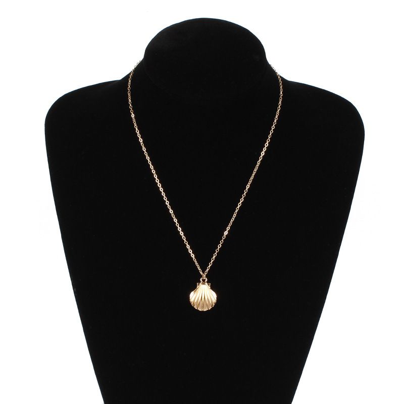 Fashion Shell Alloy Plating Women's Pendant Necklace 1 Piece