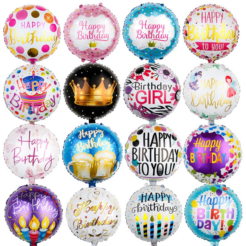 Birthday Letter Aluminum Film Party Balloons 1 Piece