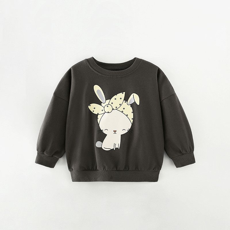 Moda Conejo Algodón T-camisas Y Blusas