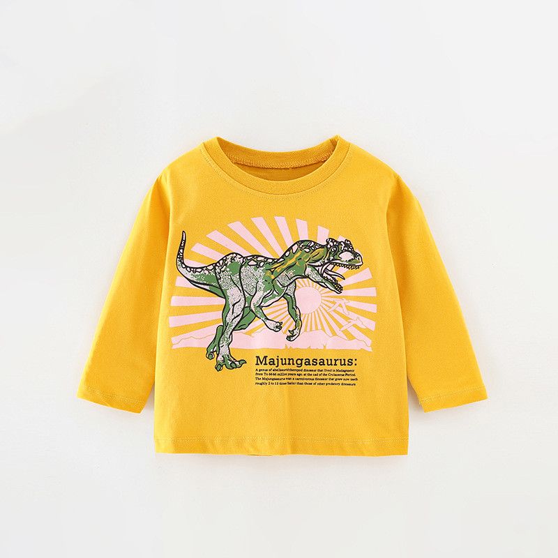 Moda Dinosaurio 100% Algodón T-camisas Y Camisas