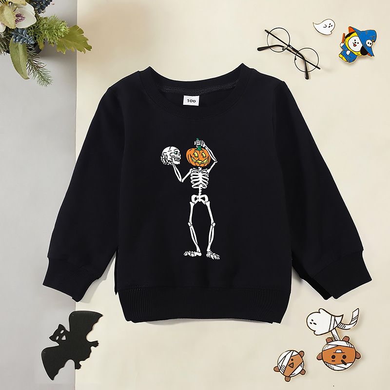 Halloween Fashion Cartoon Printing Cotton T-shirts & Shirts