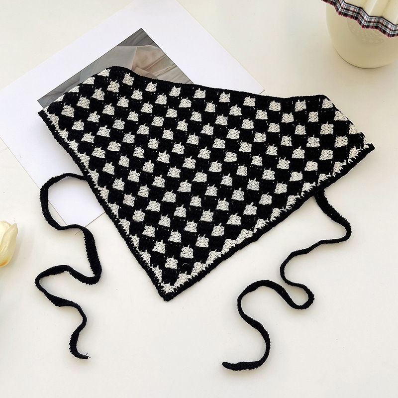 Einfacher Stil Streifen Plaid Baumwolle Schleife Haarband 1 Stück