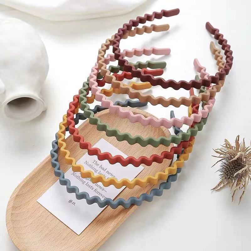 Mode Einfarbig Kunststoff Haarband