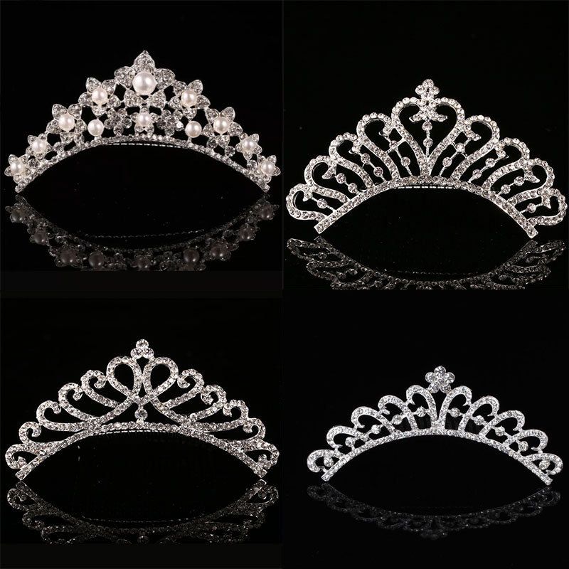 Princess Crown Alloy Rhinestones Crown