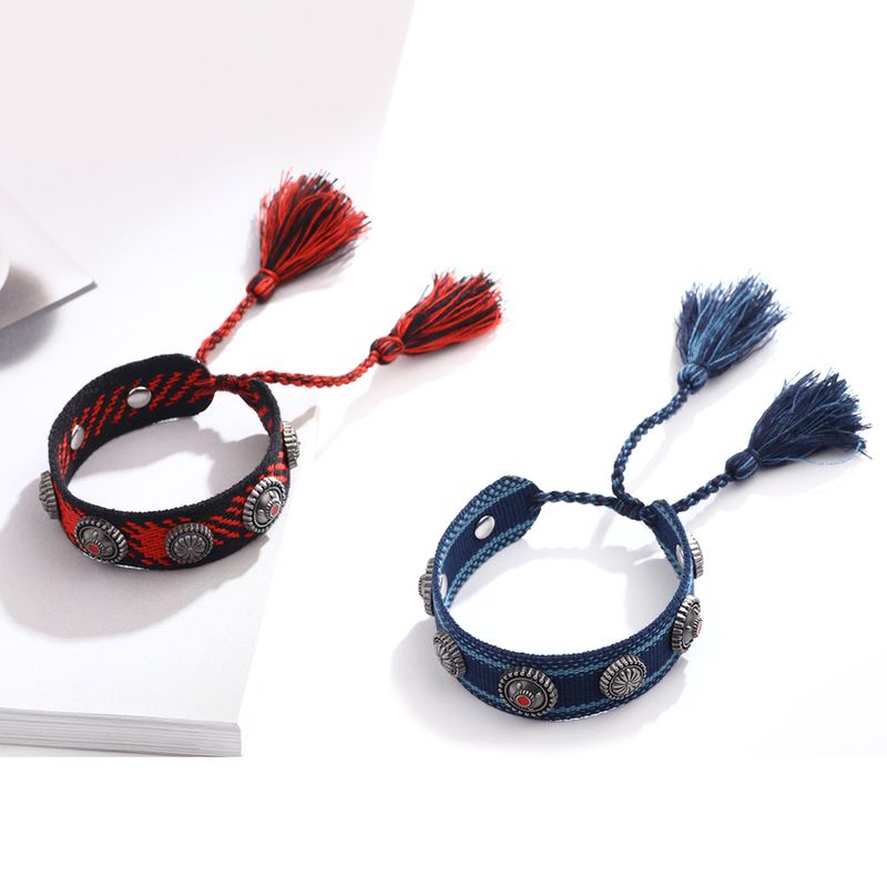 Ethnic Style Letter Polyester Braid Women's Bracelets