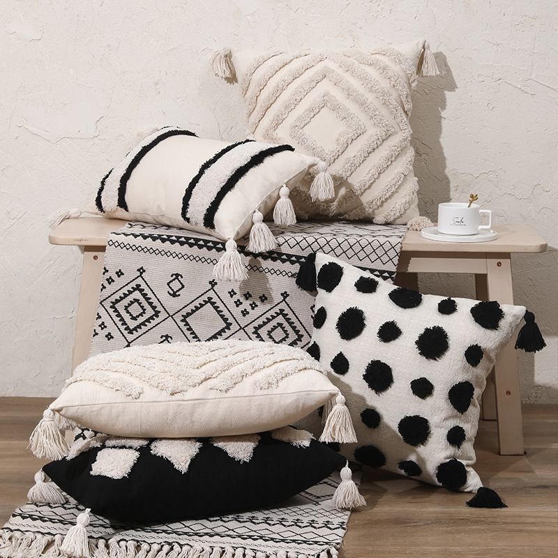 Casual Geometric Cotton Pillow Cases