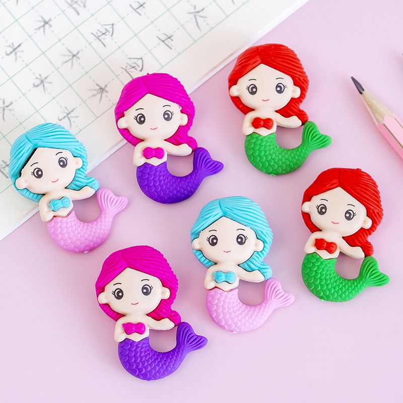 Creative Cartoon Mermaid Assembled Writing Modification Eraser