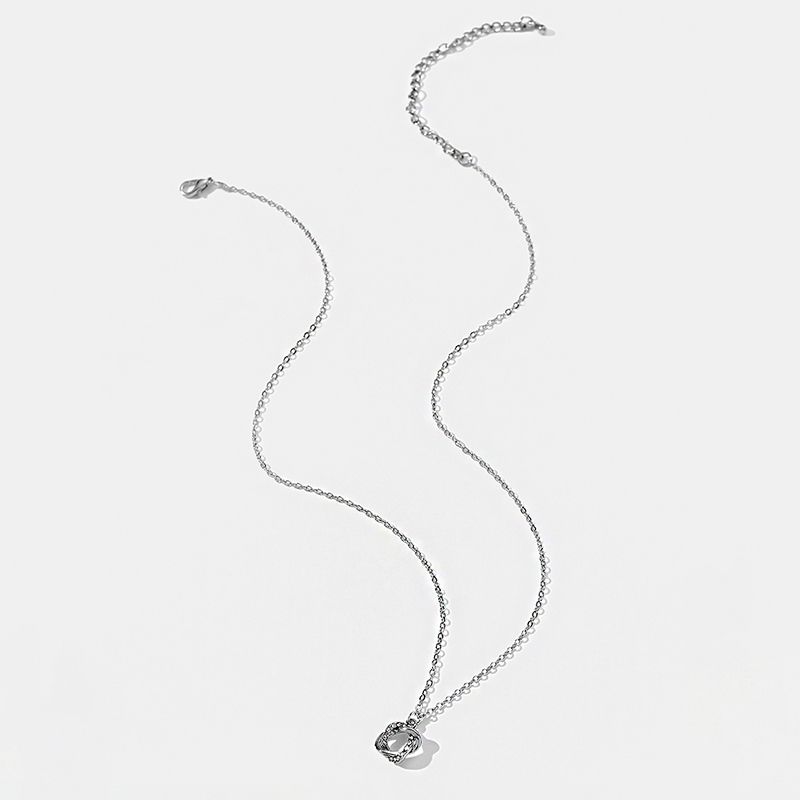 Simple Style Geometric Alloy Inlay Rhinestones Women's Necklace 1 Piece