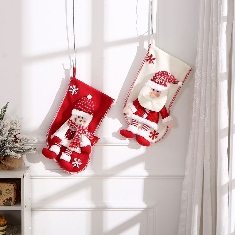 Christmas Fashion Santa Claus Polyester Party Gift Bags