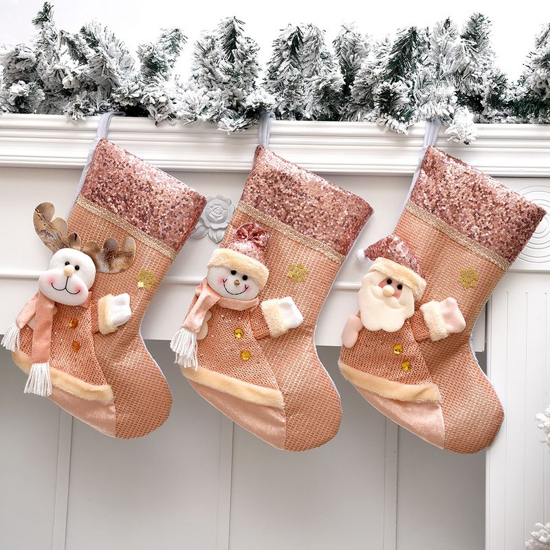 Weihnachten Süß Karikatur Tuch Gruppe Hängende Ornamente
