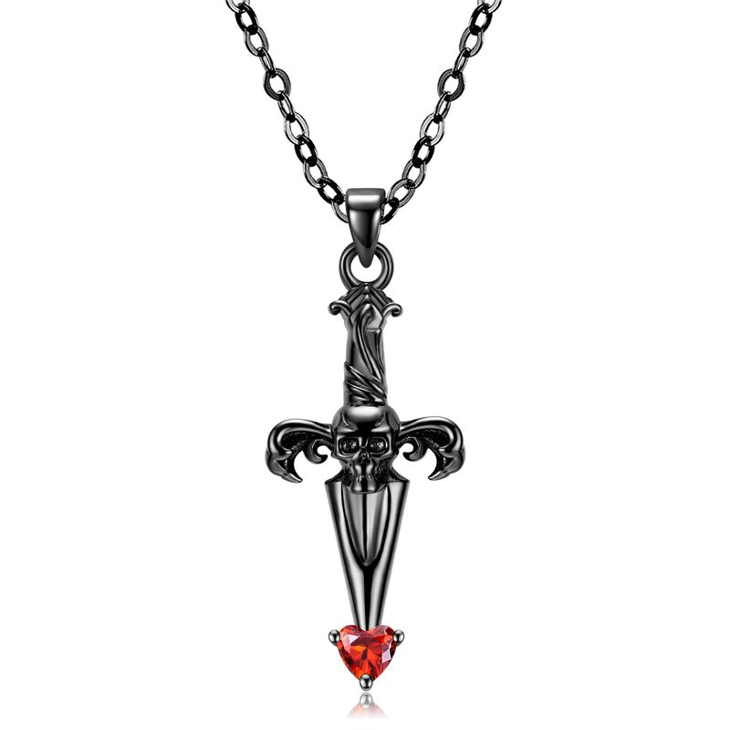 Fashion Cross Silver Plating Necklace
