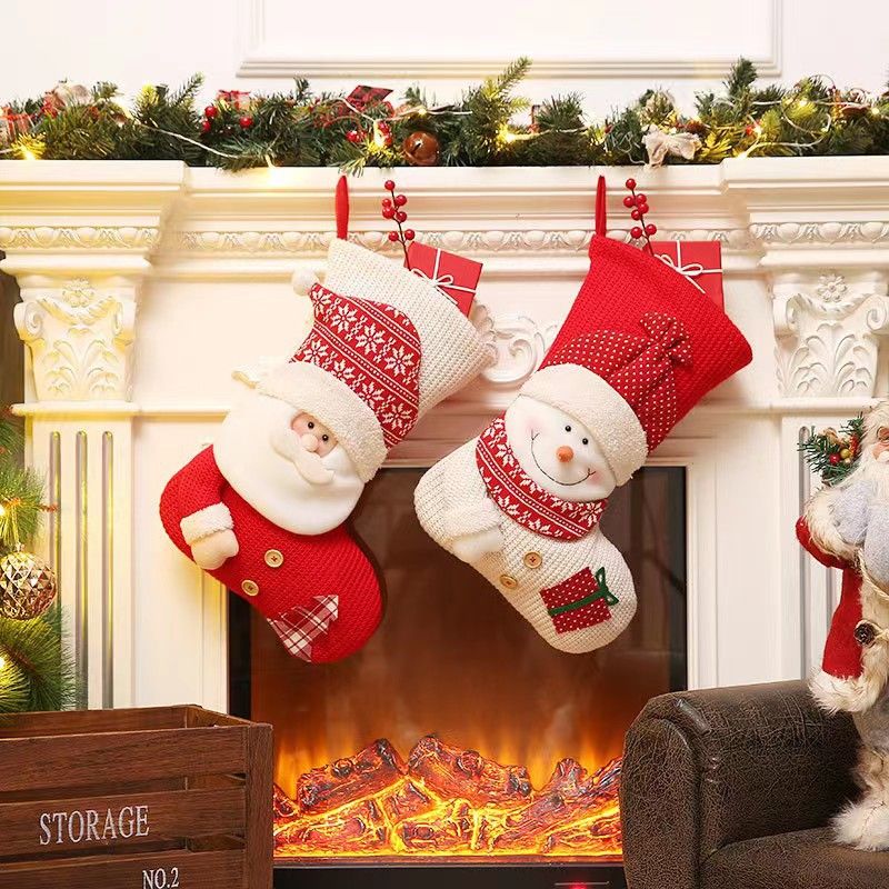 Christmas Fashion Santa Claus Snowman Cloth Party Christmas Socks