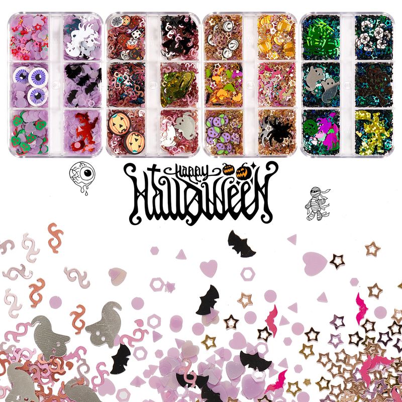 Halloween Mode Halloween-muster Haustier Nagelaufkleber 1 Satz