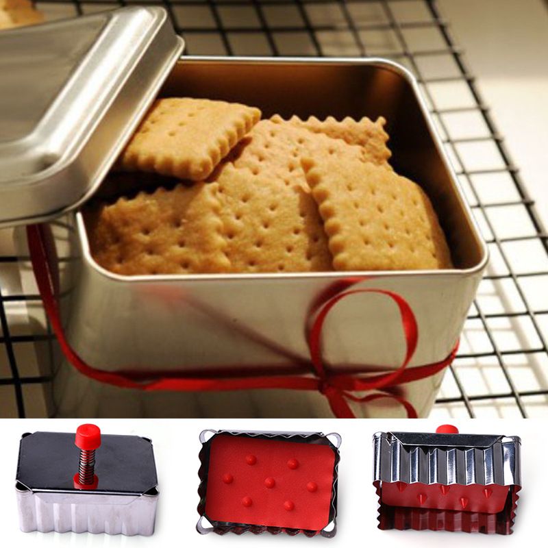Fashion Quadrilateral Stainless Steel Kitchen Molds