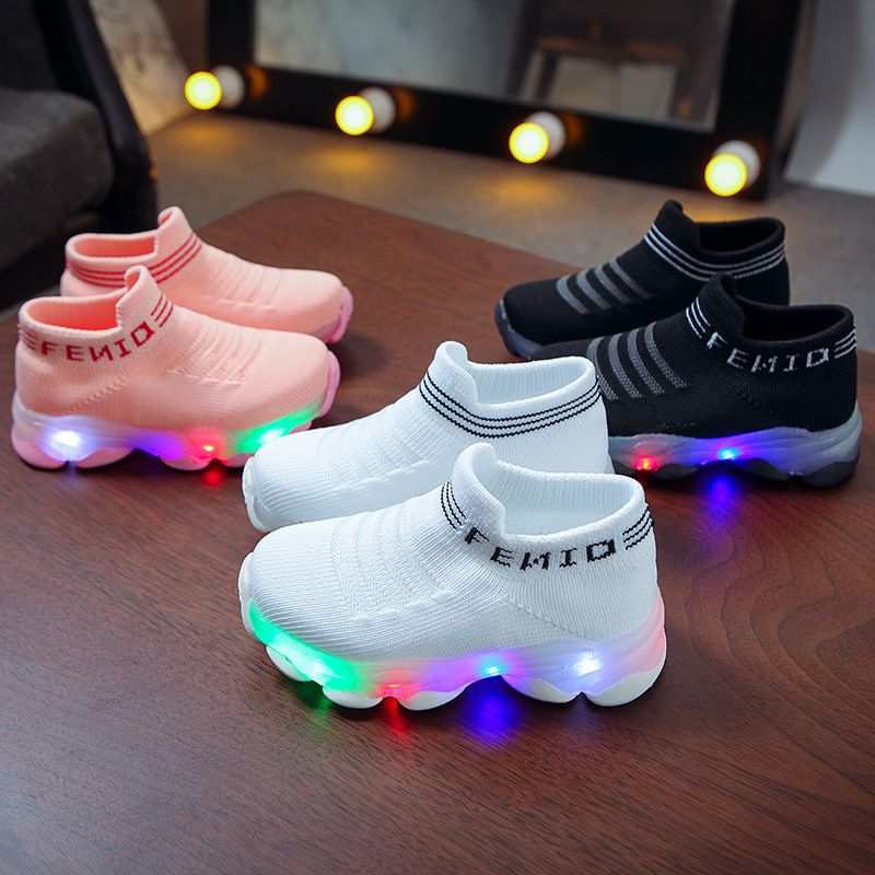 Kid's Fashion Solid Color Sneakers