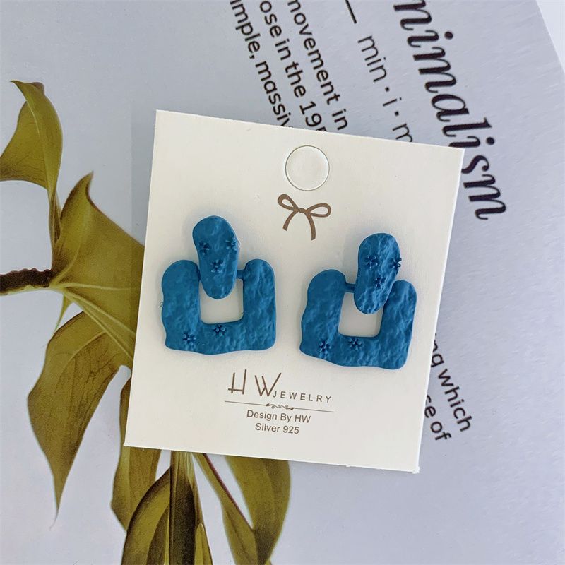 Fashion Square Alloy Women's Ear Studs 1 Pair