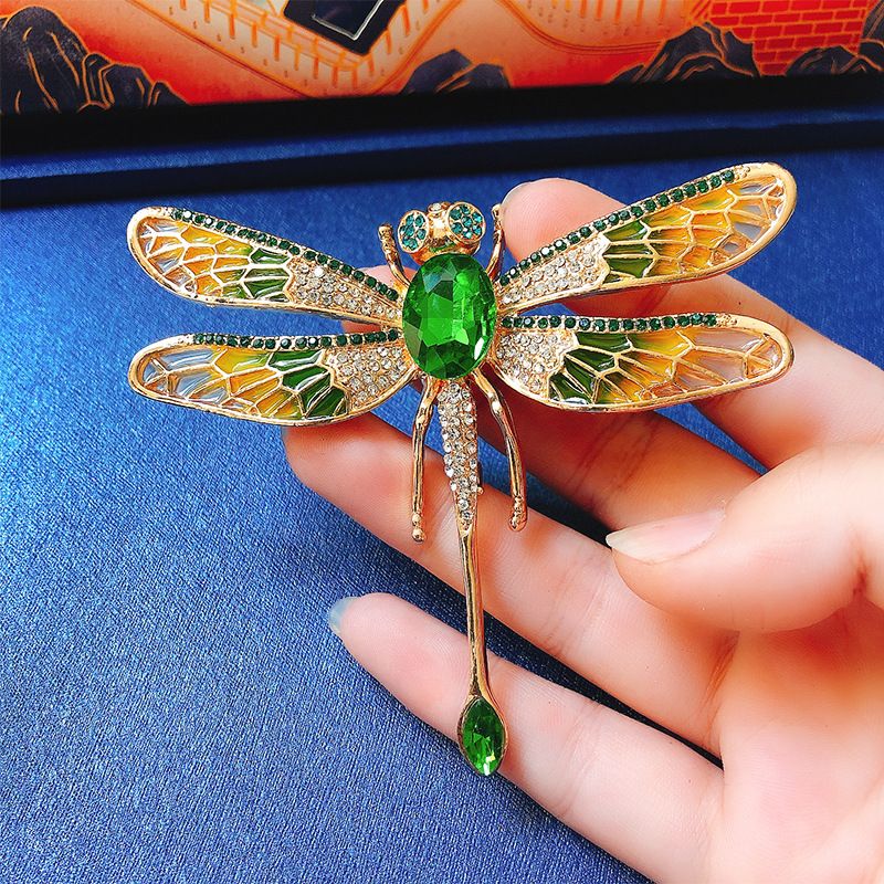Lady Insect Alloy Stoving Varnish Plating Artificial Gemstones Unisex Brooches