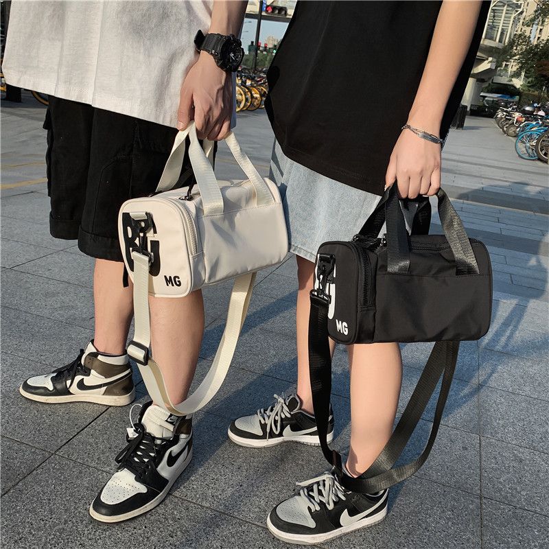 Unisex Fashion Solid Color Nylon Waterproof Travel Bags