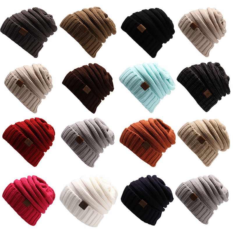 Women's Fashion Solid Color Crimping Wool Cap