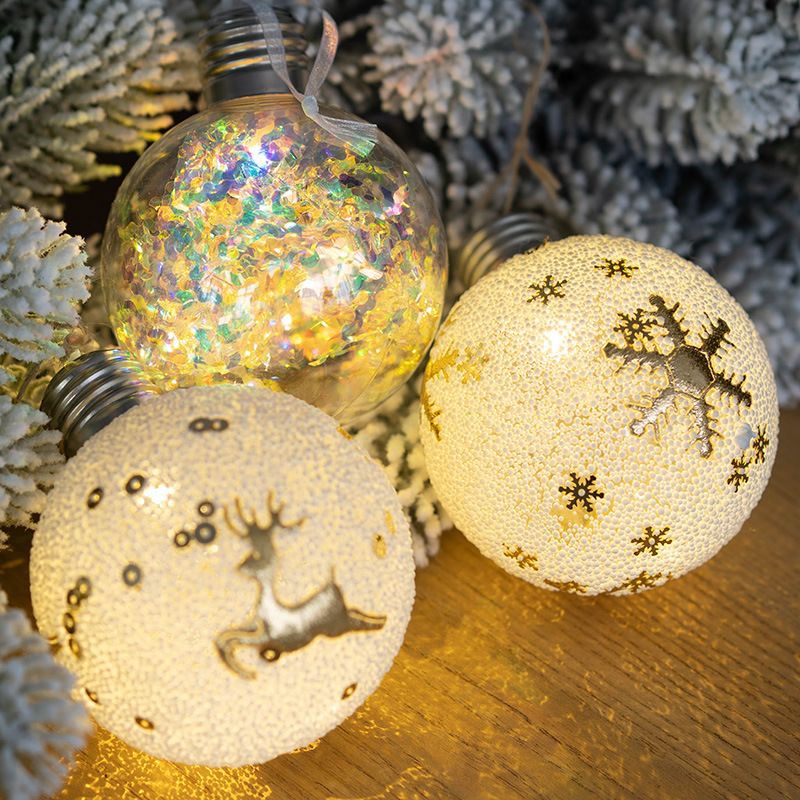 Christmas Simple Style Snowflake Elk Pvc Party Lightings 1 Piece
