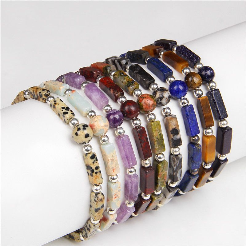 Fashion Round Square Crystal Bracelets 1 Piece