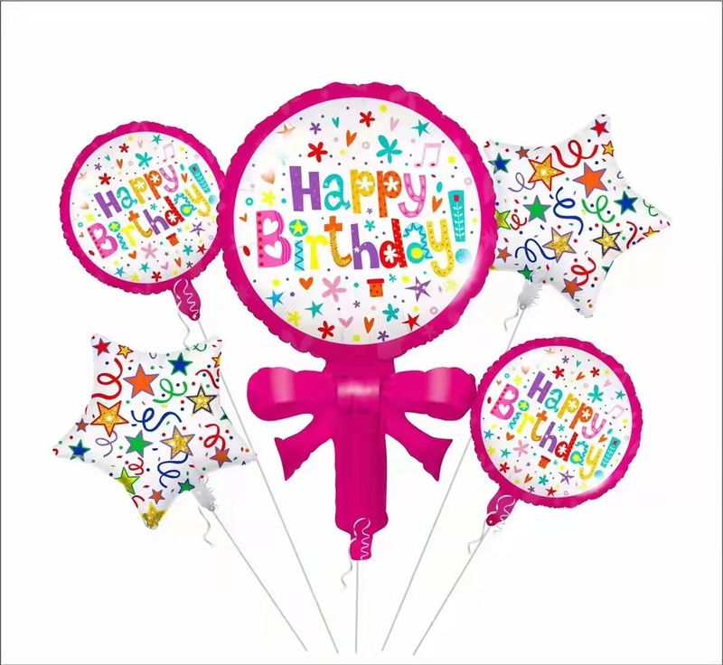 Birthday Letter Aluminum Film Birthday Balloons 1 Set