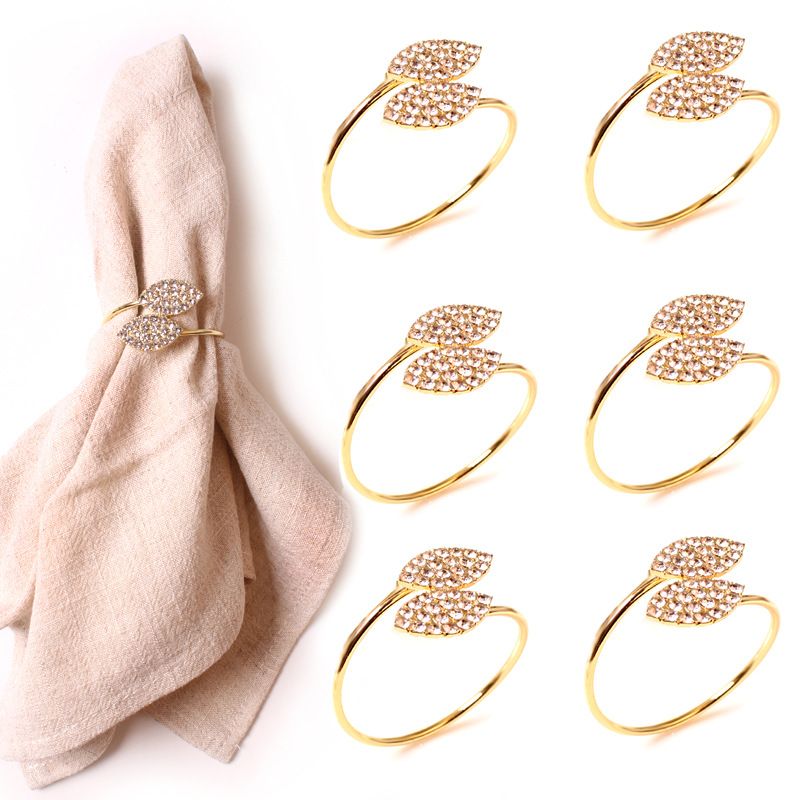 Fashion Solid Color Stainless Steel Napkin Ring 1 Piece