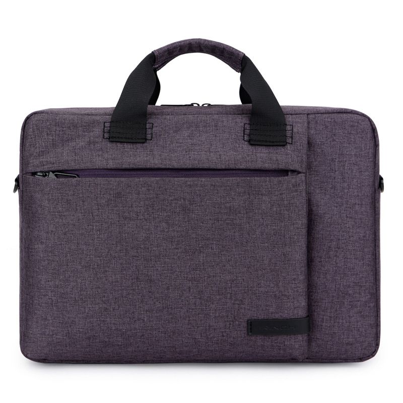 Unisex Business Solid Color Nylon Waterproof Briefcases