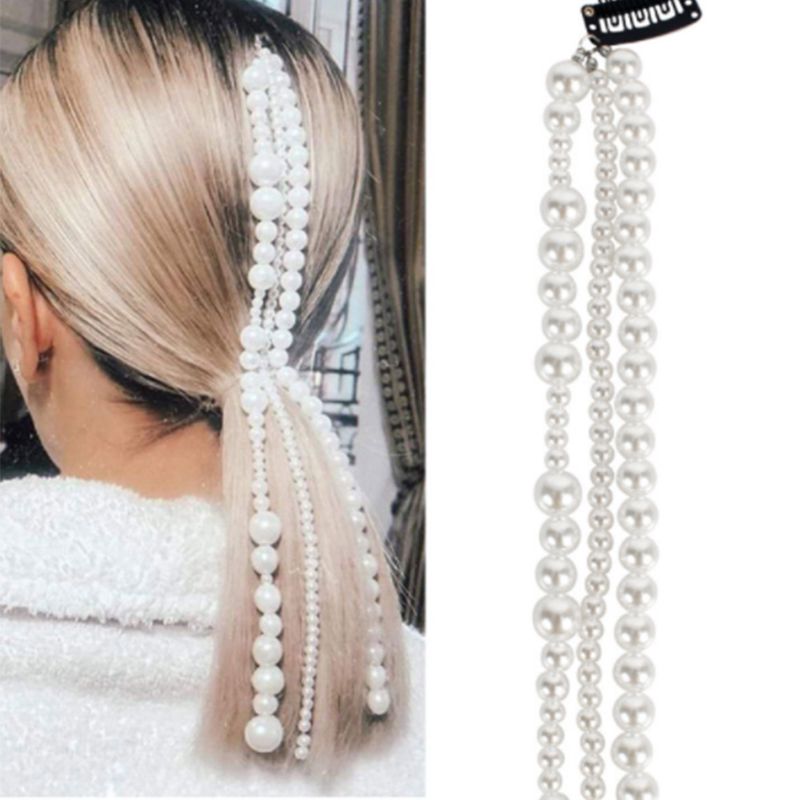 Mode Geometrisch Künstliche Perle Perlen Haarklammer 1 Stück