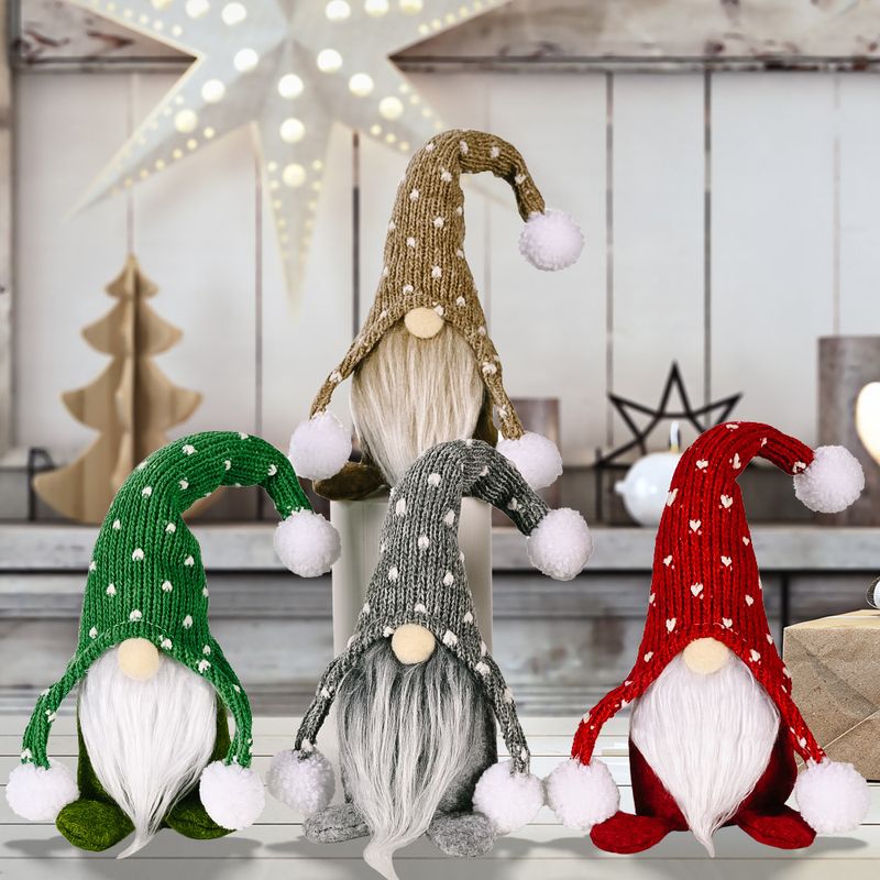 Weihnachten Süß Einfarbig Tuch Gruppe Rudolf Puppe 1 Stück