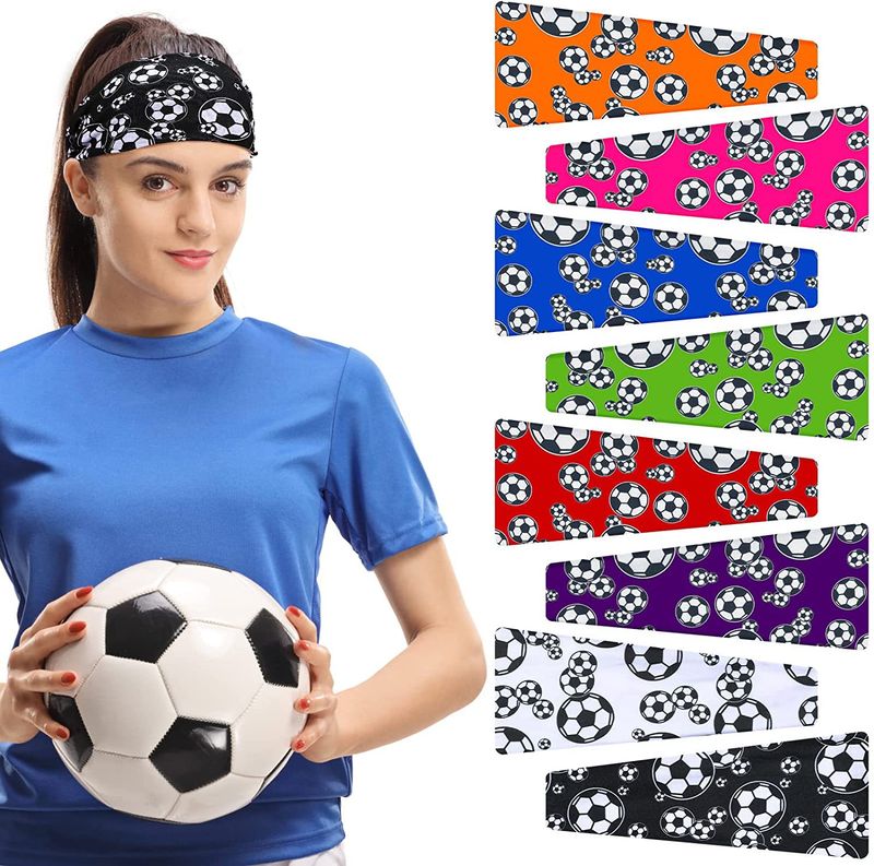 Mode Football Tuch Drucken Haarband 1 Stück