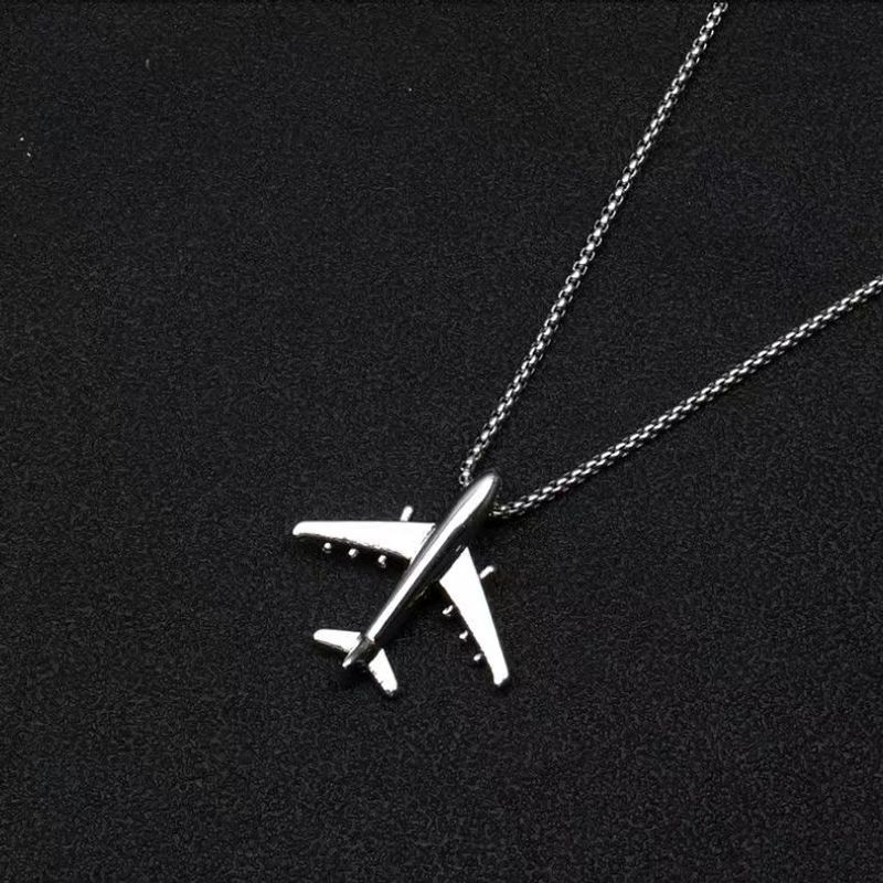 Simple Style Airplane Alloy Plating Unisex Necklace 1 Piece