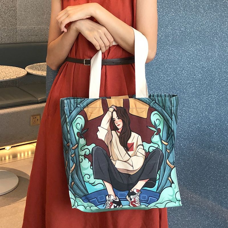 Women's Fashion Cartoon Shopping Bags