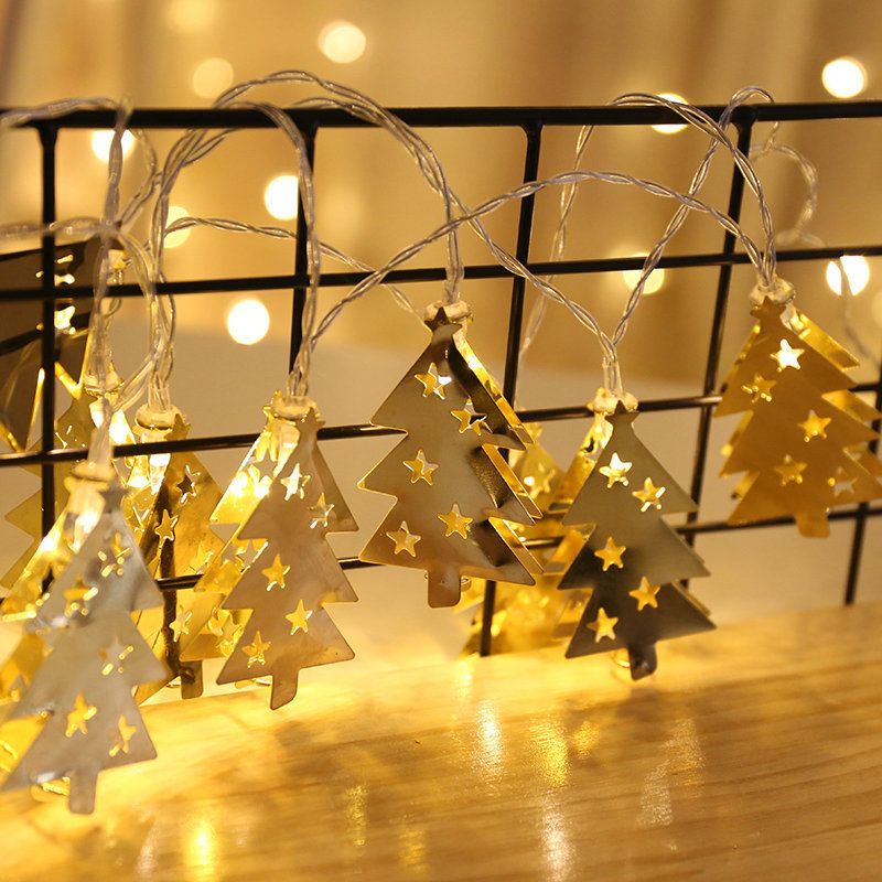 Christmas Retro Christmas Tree Pvc Christmas String Lights 1 Set