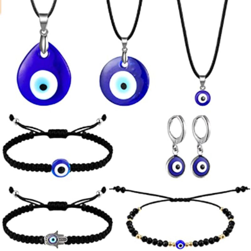 Retro Geometric Alloy Women's Bracelets Earrings Necklace 1 Set
