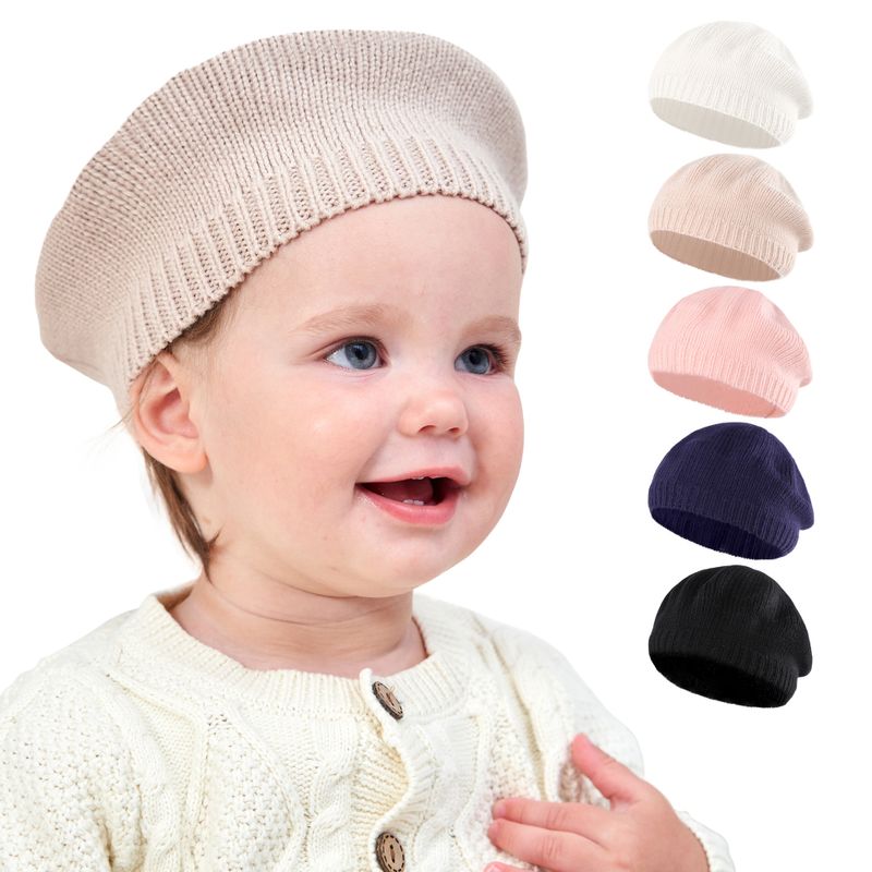 Simple Style Solid Color Acrylic Baby Accessories