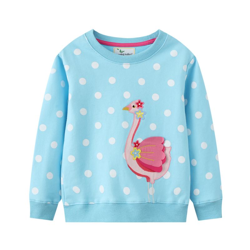 Cute Flamingo Cotton Hoodies & Sweaters