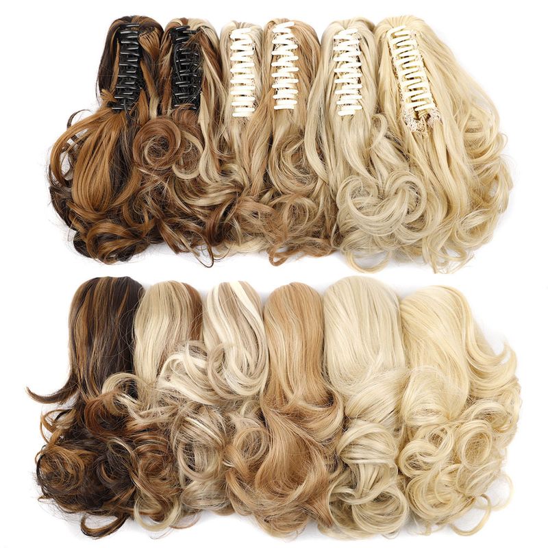 Women's Fashion Holiday High Temperature Wire Long Curly Hair Wigs