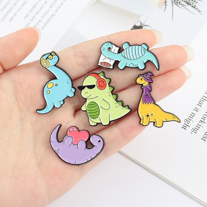 Mode Dinosaure Alliage Placage Unisexe Broches