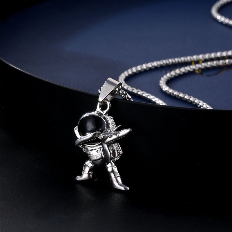 Fashion Astronaut Titanium Steel Pendant Necklace 1 Piece