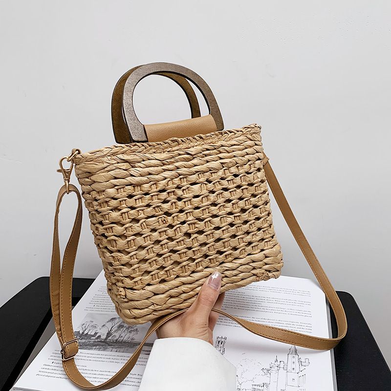 Women's Small Spring&summer Straw Basic Handbag