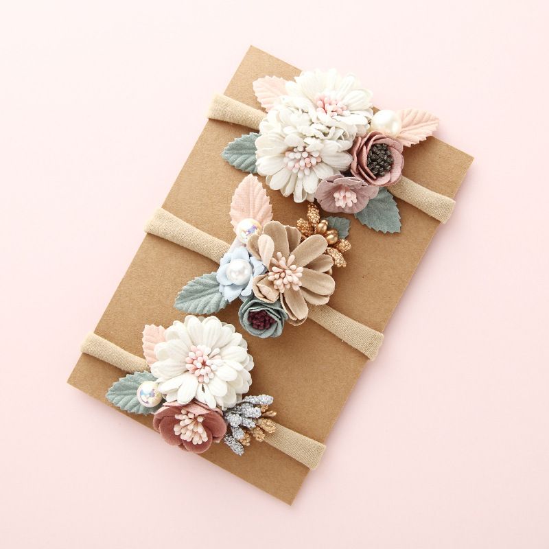 Cute Flower Nylon Hair Tie