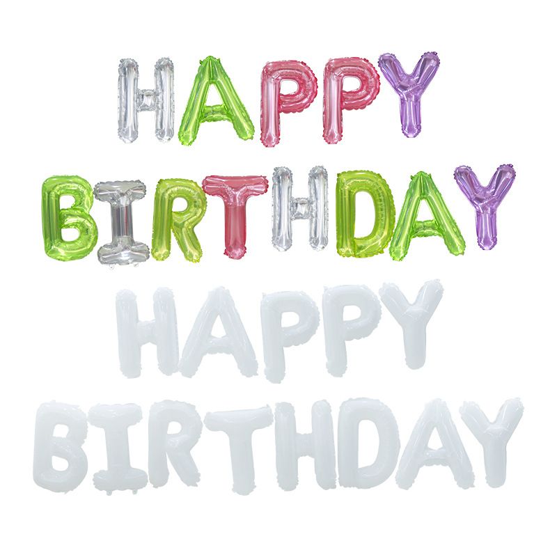 Birthday Letter Aluminum Film Party Birthday Balloons 1 Piece